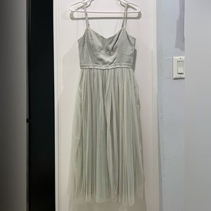 Needle & thread tulle fit and flare dress